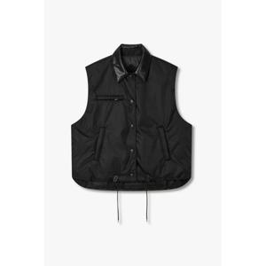 VOV  신세틱 레더 카라 다운 베스트 (7115417902)