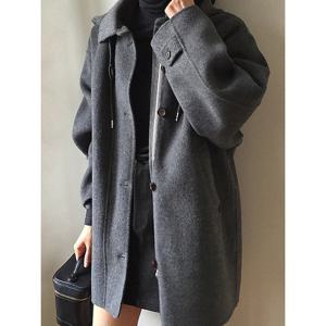 [예쎄](예쎄) 후드 디테일 하프 모직 코트(S5WCT088A)