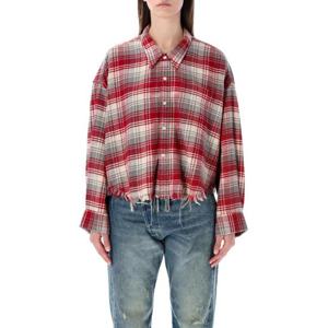 알13 셔츠 R13WR150R683B R683B RED GRAPE