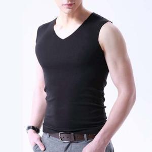 남자나시 2색 1개 남자 V넥 쿨링나시 무봉제 민소매 런