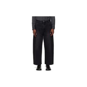 25 FW 스튜디오니콜슨 남성 블랙 파올로 데님 진 261608M186004