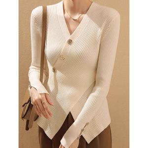 [예쎄](예쎄) 버튼포인트 랩스타일 니트(S5WKN084A)