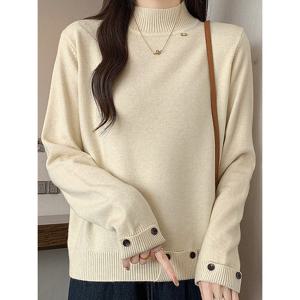 [예쎄](예쎄) 반하이넥 포켓버튼 포인트 니트(S5WKN094A)