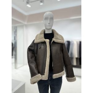 [숲]오버핏 하이넥 인조 무스탕  SBBMU30M