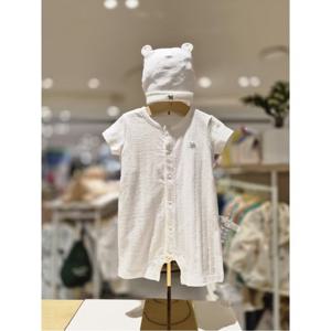 블루독베이비 10 26SS 신상(CR)아일렛 모달세트우주복A (4637004110)