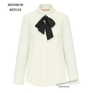 [미니멈]MD 리본 넥 심플 블라우스 MD MM1AGWB1980