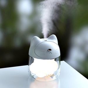 H01 고양이 발바닥 미니 가습기/LED/USB/초음파/차량용가습기