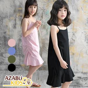 [아자브키즈] 앤드리 스트링 원피스 여름 여아 아동 민소매 나시