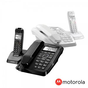 모토로라유무선전화기SC250A 블랙/화이트/자동응답/녹음