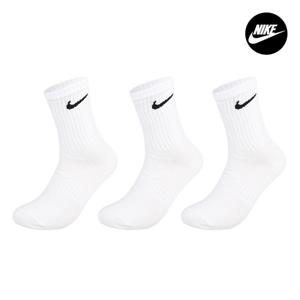나이키 에브리데이 라이트웨이트 크루 삭스 장목 양말 3팩 세트 SX7676-100