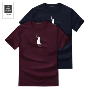 더네임스튜디오 유니크한 반팔티 버드 M~5XL 빅사이즈 티셔츠