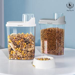 딩동펫 반려동물 투명밀폐사료통 2.5L