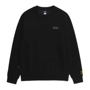 내셔널지오그래픽 N253USW930 동물 그래픽 맨투맨 BLACK