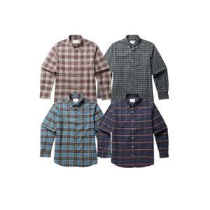 [올젠]남성 플란넬 체크 셔츠_ZOF4WC1302