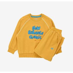 뉴발란스 키즈 빅레터 컬러풀 스웻 셋업 BB NK9YE3602U 30