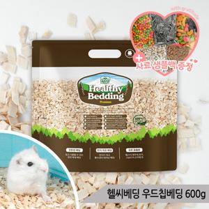 스위트버디 헬씨베딩 우드칩베딩 햄스터 앵무새 600g