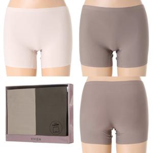 [비비안(언더웨어)]자국NO 무봉제 심리스 여성 사각팬티 2매입 BP0702