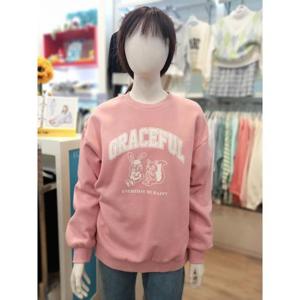 에꼴리에 세이브존03 겨울 캐릭터 일러스트 맨투맨티셔츠 22D1453-PK