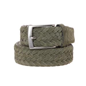 [예작(셔츠)]스웨이드 천연 소가죽 수동벨트 YJ4ST1120-GR