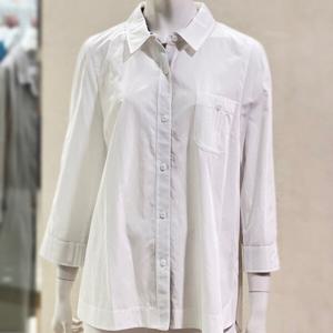 [벨리시앙]프린트 안감 배색 블라우스 (2color) BL3310