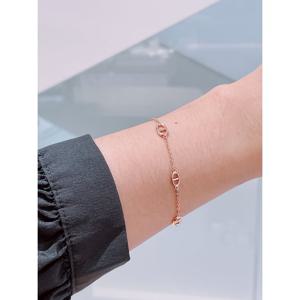 미니골드  14k 아이콘 앵커 체인팔찌 BRTM4009