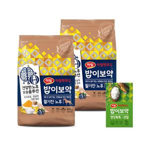 [하림펫푸드] 밥이보약 DOG 활기찬 노후6.8kg+영양톡톡 관절