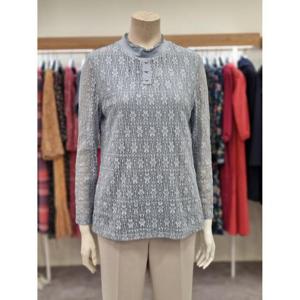 벨리시앙 세이브존07 반하이넥 레이스 스판 블라우스 BL3308