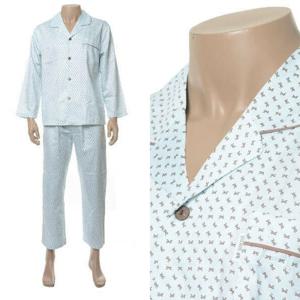 와코루 면70수 리본나염 남성 파자마 WPA3190M