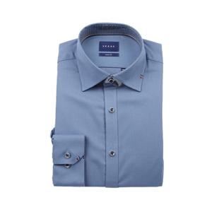 [예작(셔츠)]긴소매 슬림핏 구김없는 카라포인트 YJ4FUS521-BL