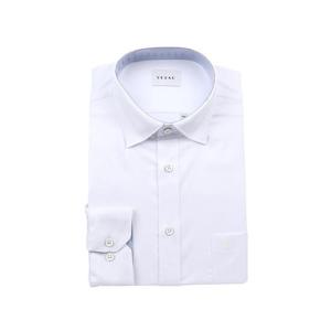 [예작(셔츠)]긴소매 일반핏 구김없는 스판 솔리드 배색 스넵단추 YJ4FUR103-WH