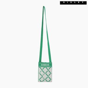 [시슬리]시슬리 자카드 니트 크로스백 SCBG03311_GN