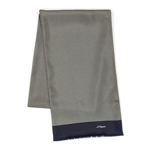 [에스티듀퐁(셔츠)]옐로우 양면 패턴 실크 넥카프 TE4FM63KS301TYE