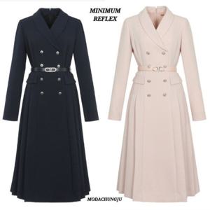 [미니멈]MD 카라넥 더블 버튼 원피스 MD MXAAWO2300 M_CJ