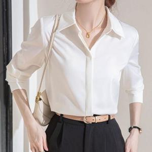 패션] [127000083] 피도눈물도없는새틴남방 겨울 여성 신상 스