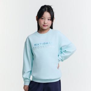 K251USW910 빅로고 맨투맨 AQUA