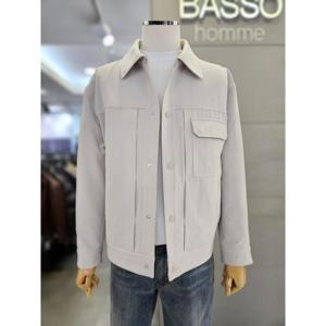 바쏘옴므 세이브존03 바쏘옴므 25 라이트그레이 오버 핏 트러커 자켓 WSAGZ1UA17ABGA