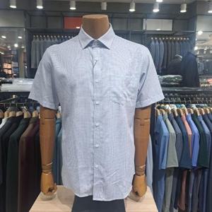 런던포그 본점 HL01 미니 깅엄 패턴 셔츠 LOACA950