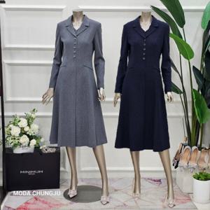 [미니멈]MD 카라넥 플레어 원피스 MD MMYDGWO0900 M_CJ