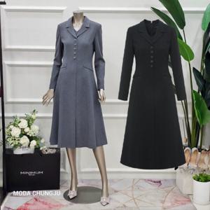 [미니멈]MD 카라넥 플레어 원피스 MD MYDGWO0900 M_CJ