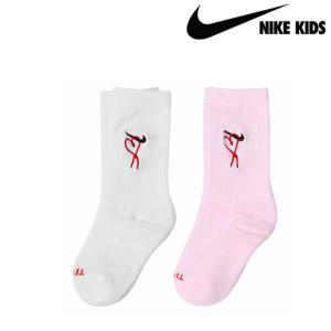 나이키키즈 V데이 쿠션 삭스 2PK 양말 세트 4-7세 A251SO420P