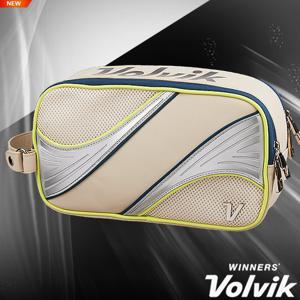 볼빅 2025년 퍼포먼스 절개 패턴 투웨이 파우치 골프백 (베이지)