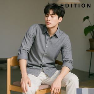 [에디션] 코튼 베이지 체크 린넨 셔츠 (NND2WC1992_B)