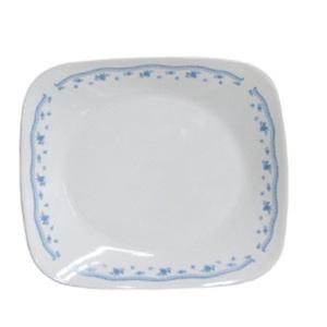 코렐 모닝블루 사각접시 중 23cm 1P 요리 플레이팅 식기 주방식기 주방접시 부엌접시 심플한접시 심플접시