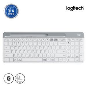 로지텍 코리아 K580 슬림 블루투스 무선 키보드 화이트