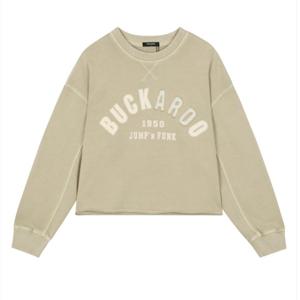 [버커루] 여성 패치 아트웍 맨투맨(B241TS510P)