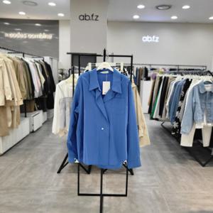 [ab.f.z]AFZ5HB47/브이넥 박스핏 셔츠형 자켓_IC