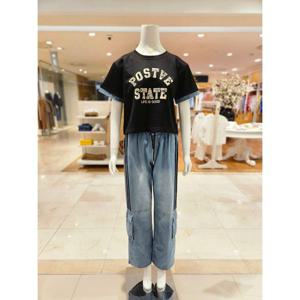 [르니앤맥코이]카고 데님팬츠 티셔츠 SET-UP MM05TP506HJZ