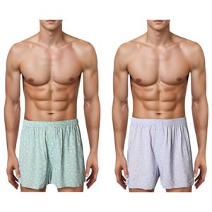 [비비안] 가벼운 레이온 소재의 모과패턴 남성트렁크 2종세트 TP8995