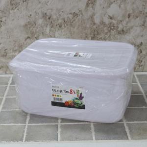 한진 신선백 밀폐 8호 18L 보관용기 플라스틱밀폐용기 플라스틱보관용기 플라스틱용기 사각밀폐용기 사각보