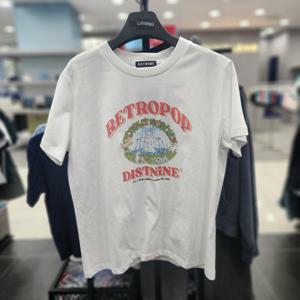 [리트머스](여성) 정원 드로잉 레귤러핏 반팔티LP2TF272